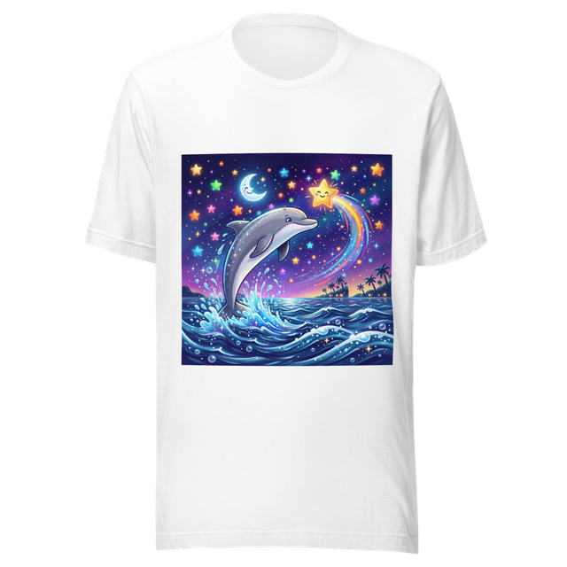 Jumping Dolphin Men’s T‑Shirt