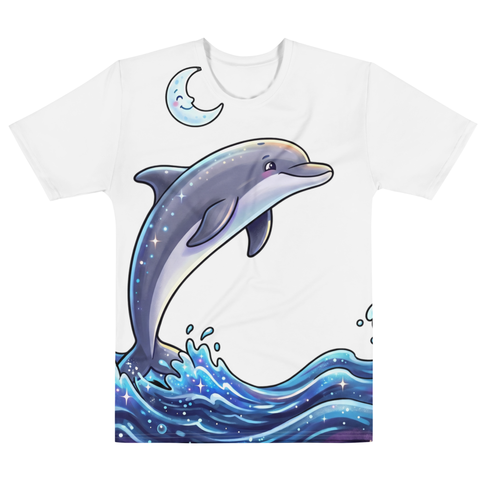 Jumping Dolphin Full Front T‑Shirt