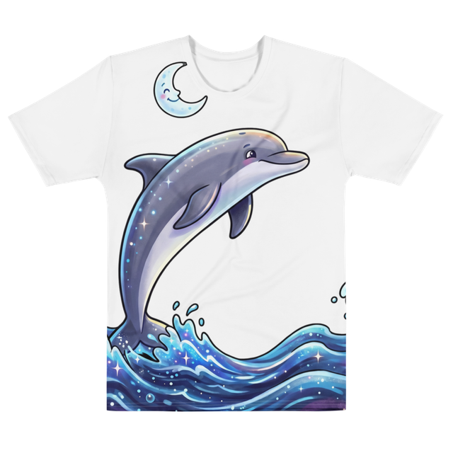 Jumping Dolphin Full Front T‑Shirt