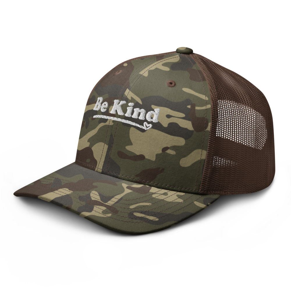 BE KIND CAMO HAT