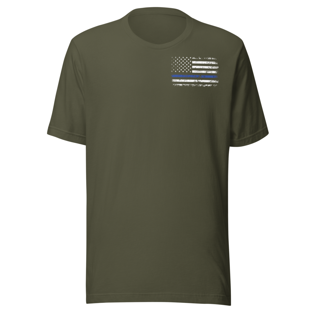 THIN BLUE LINE FLAG