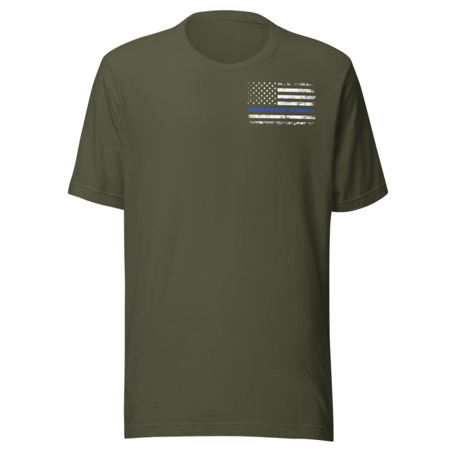 THIN BLUE LINE FLAG