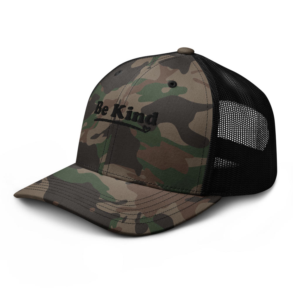 BE KIND CAMO HAT