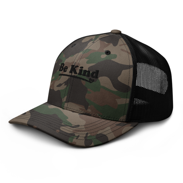 BE KIND CAMO HAT