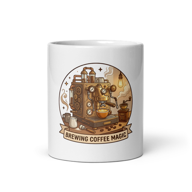 Brewing Coffee Magic – Vintage Espresso Machine Mu