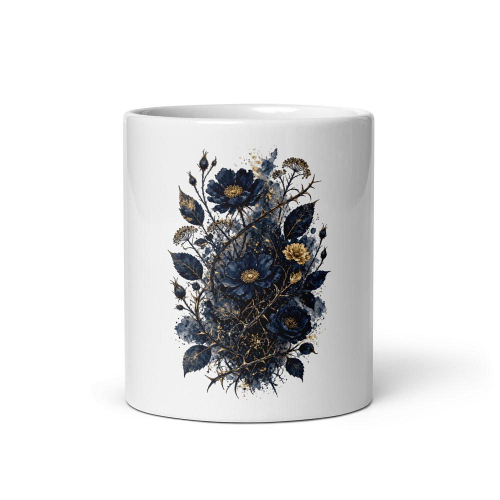 Midnight Thorn Bloom Graphic_Mug