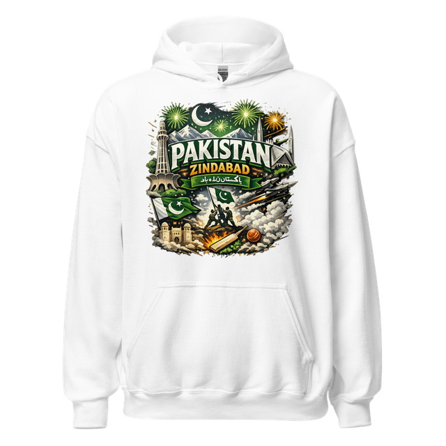 Pakistan Zindabad Independence Day Graphic T-Shirt