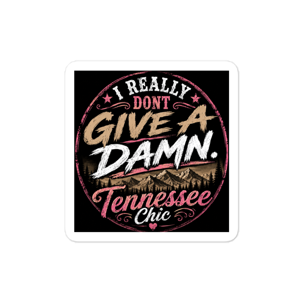 I really dont give a damn vinyl sticker 