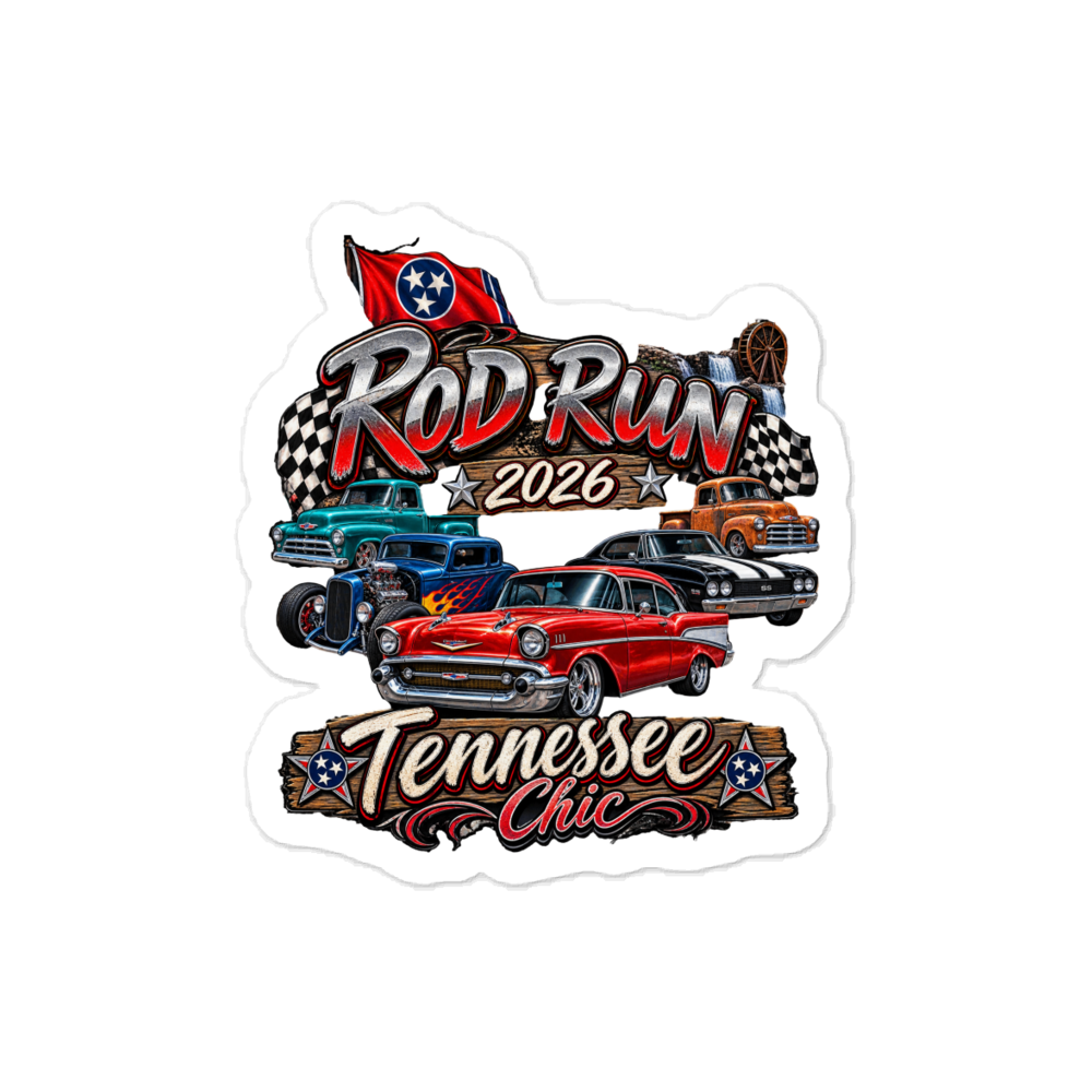 Rod run 2026 vinyl sticker 
