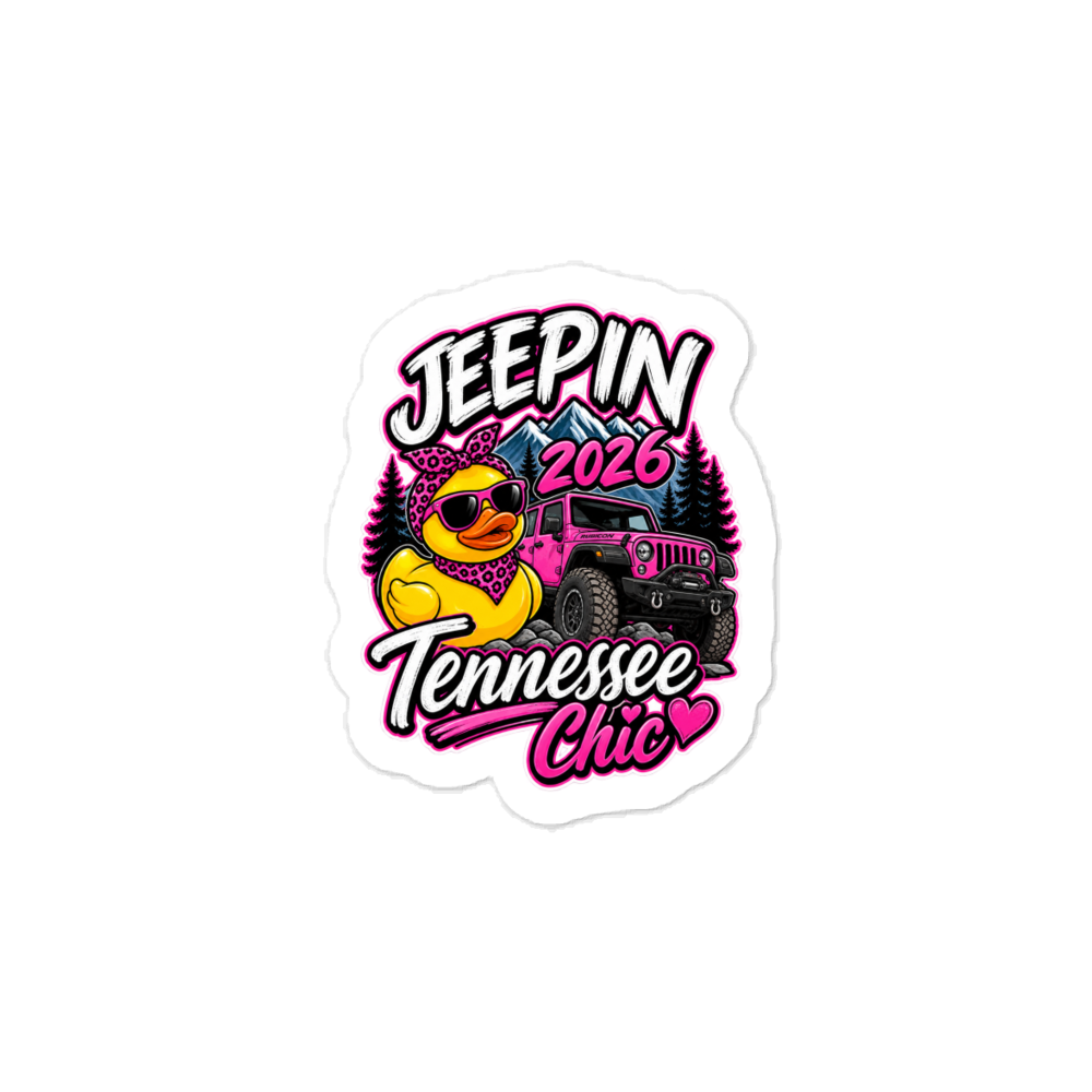Jeepin vinyl sticker 