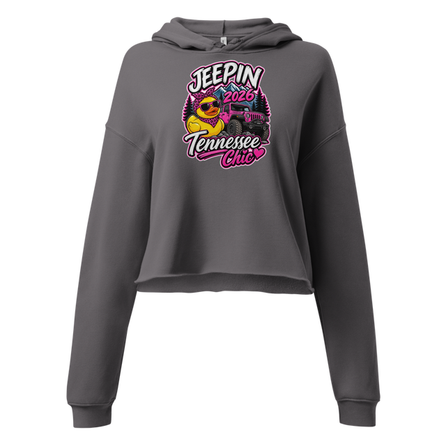 Ladies cropped jeepin hoodie