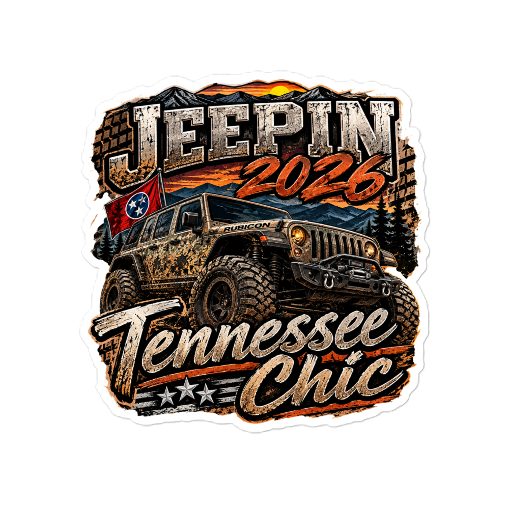 Jeepin sticker 