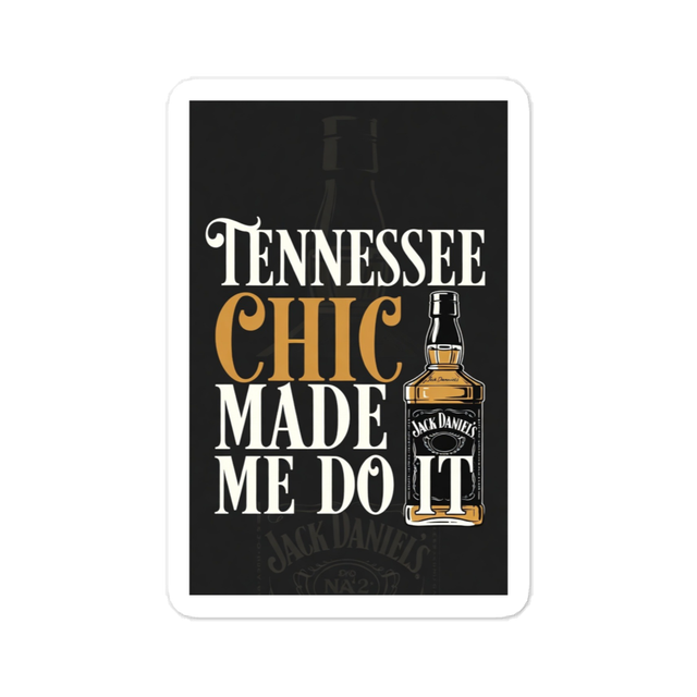 Tennessee chic vinyl sticker