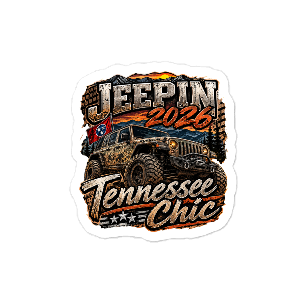 Jeepin vinyl sticker 