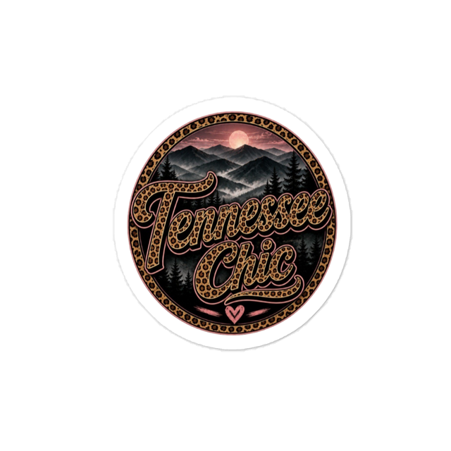 Tennessee chic vinyl sticker