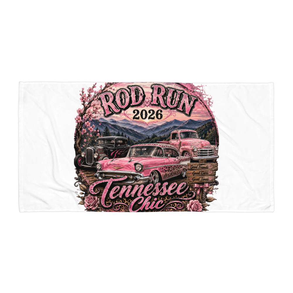 Rod run 2026 beach towel