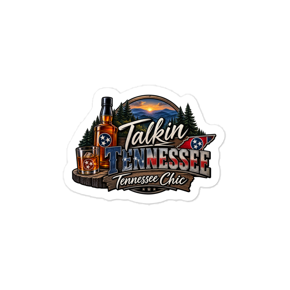 Mens talkin Tennessee vinyl sticker 