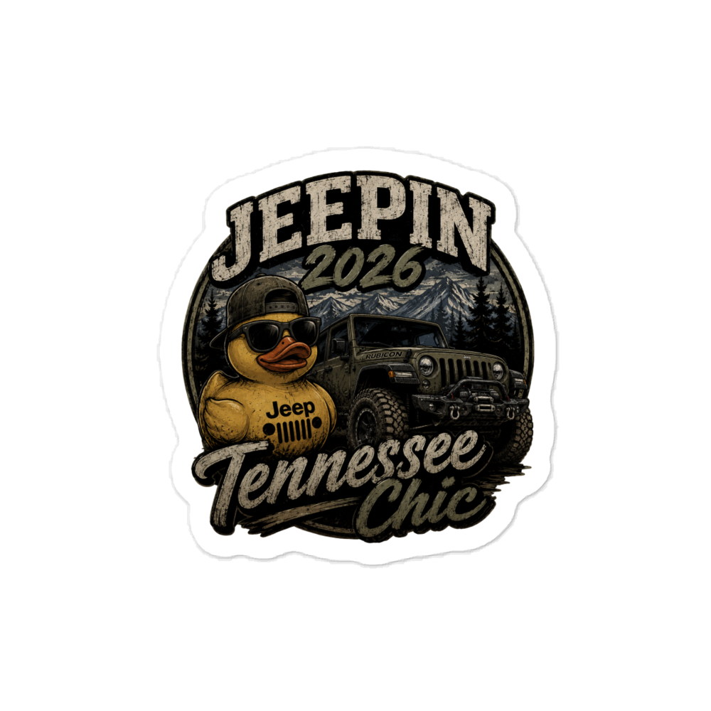 Jeepin vinyl sticker