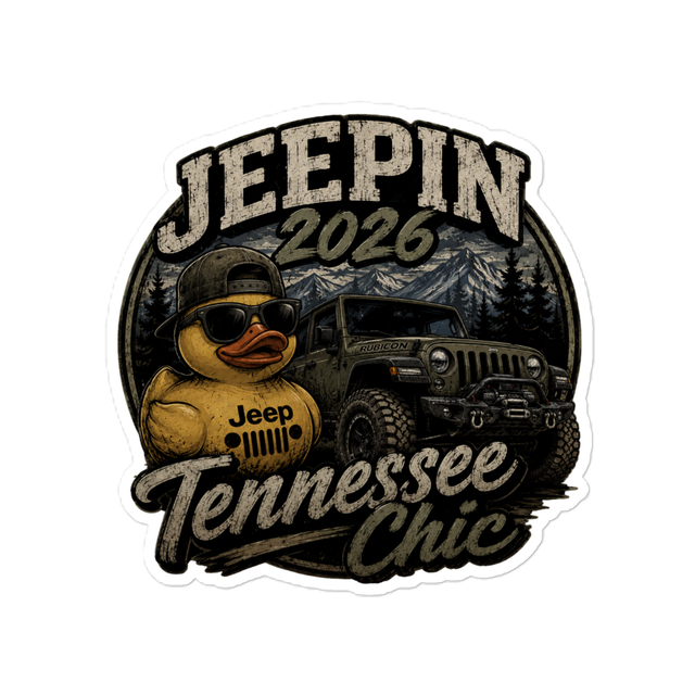 Jeepin sticker