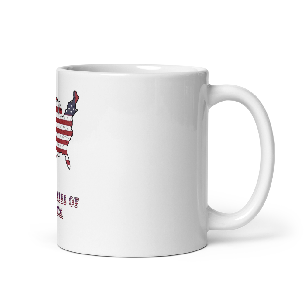 White Glossy Mug UNITED STATES