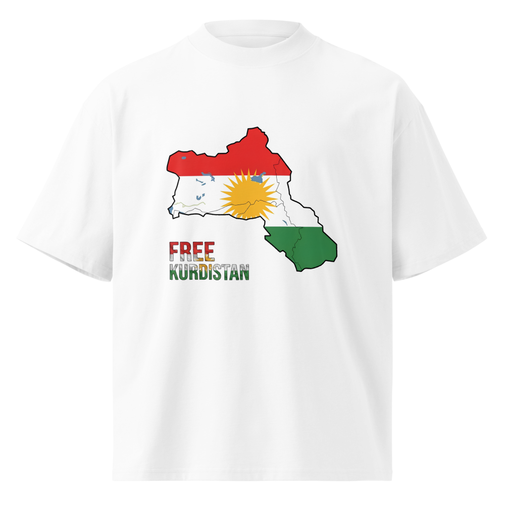 Kurdistan Oversized High Neck Blaster T-Shirt