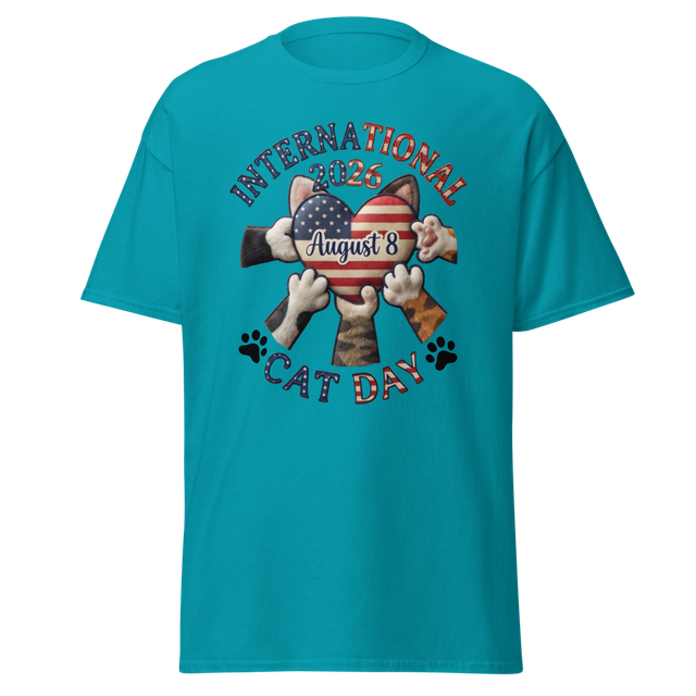 Unisex Classic Tee BLUE CAT DAY
