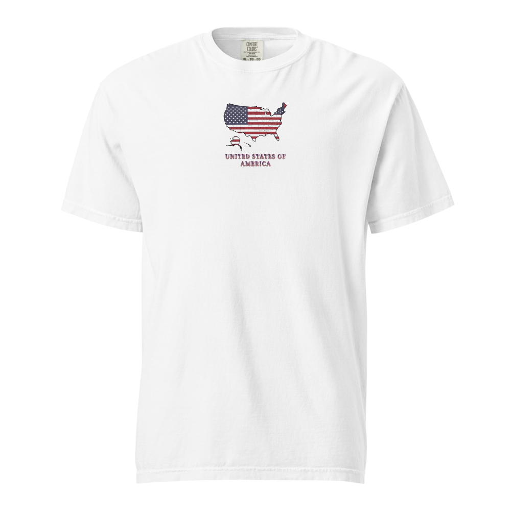 Garment-Dyed Heavyweight T-Shirt CHEST White USA