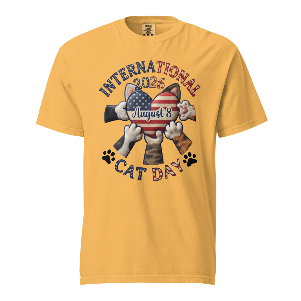 Unisex Garment-Dyed Heavyweight T-Shirt Yellow