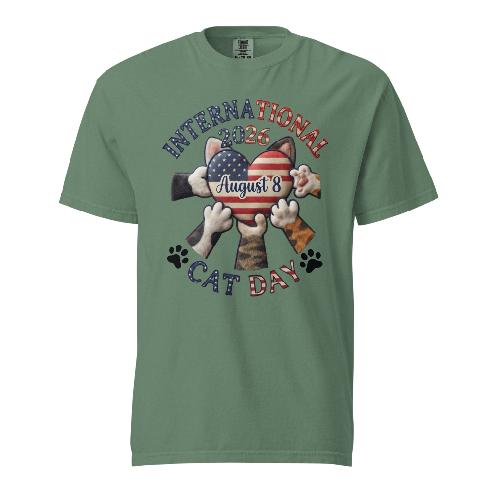 Unisex Garment-Dyed Heavyweight T-Shirt Green