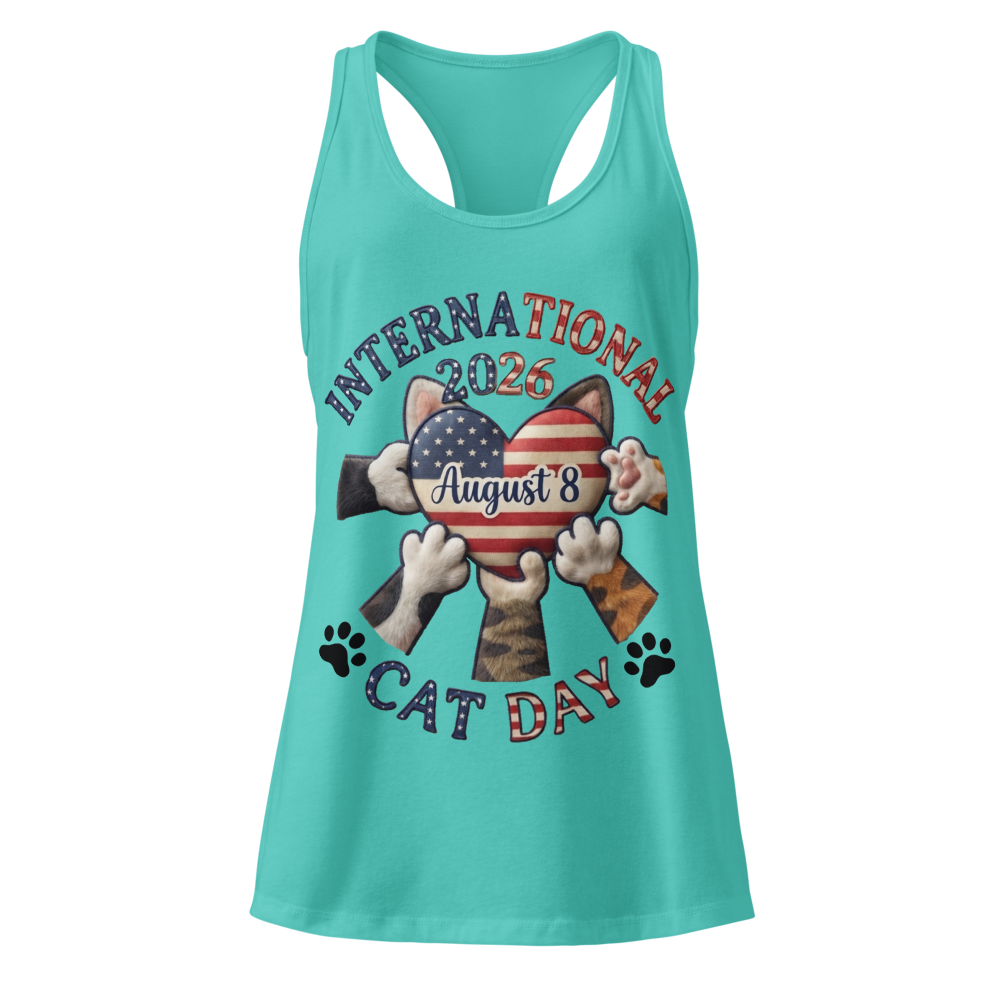 Women's Ideal Racerback Tank Top CAT Day