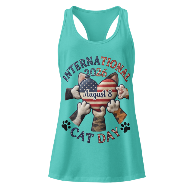 Women's Ideal Racerback Tank Top CAT Day