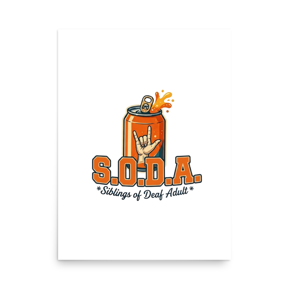 SODA Matte Paper Poster