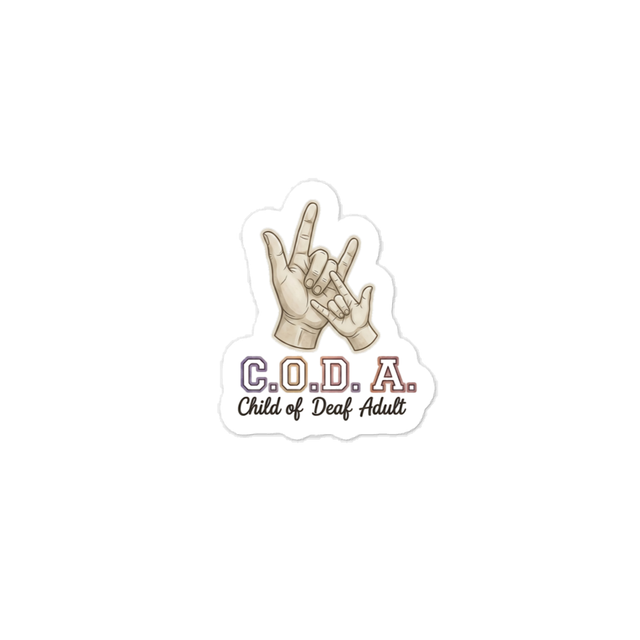 C.O.D.A Sticker