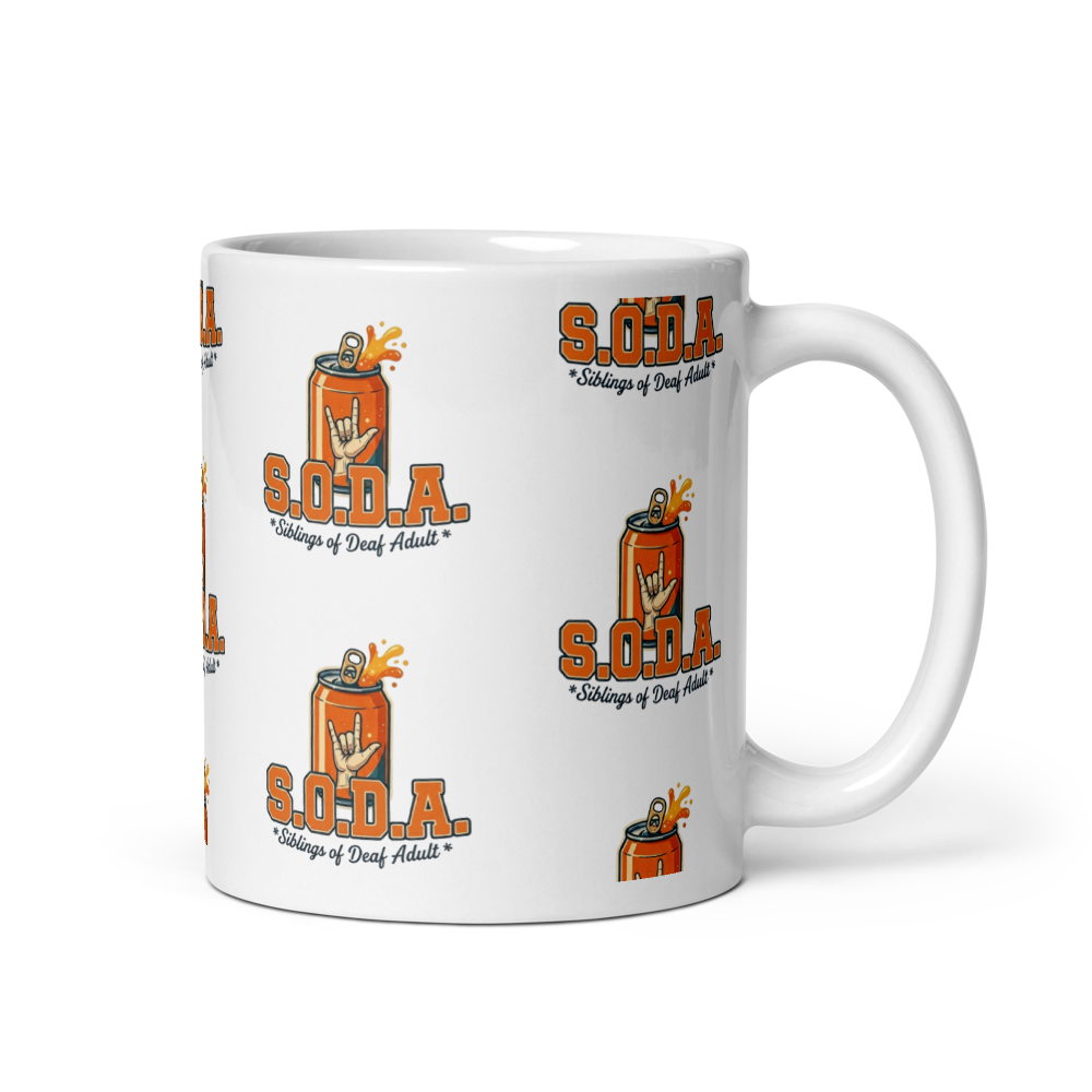 SODA White Glossy Mug