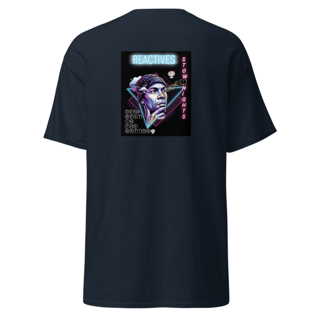 thedude🍸 "REACTIVES" Black T