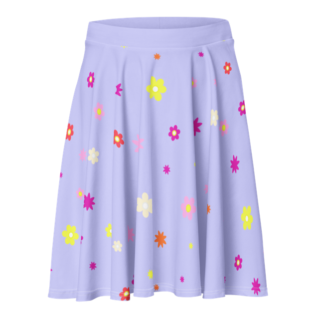 Present U.S. Clothing © Flora Pastel Purple Skirt.