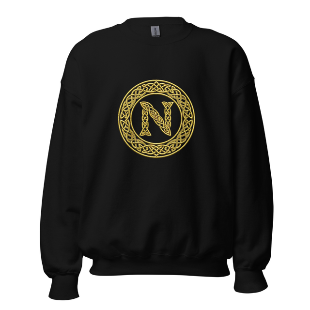 Clan Emblem Crewneck - Gold N - No Hood