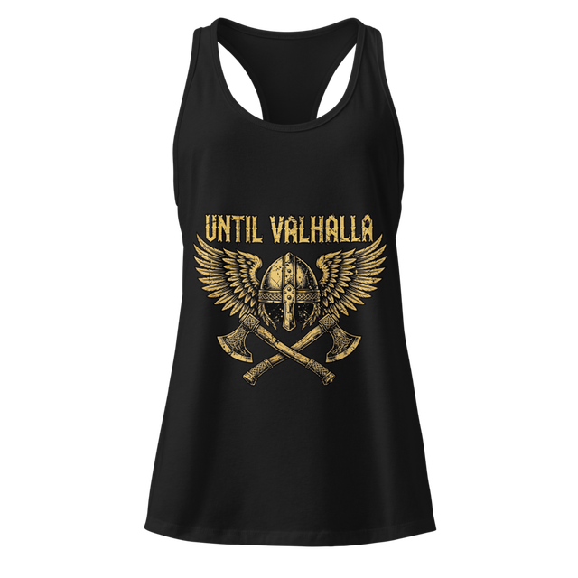 Until Valhalla Racerback Tank - Viking Woman Tank