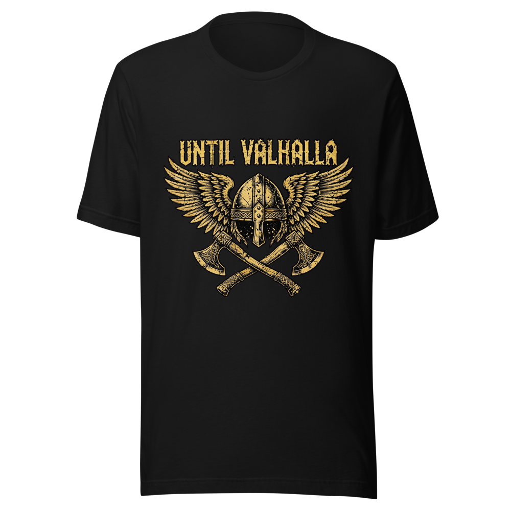Until Valhalla Viking Shirt - Norse Warrior Tee