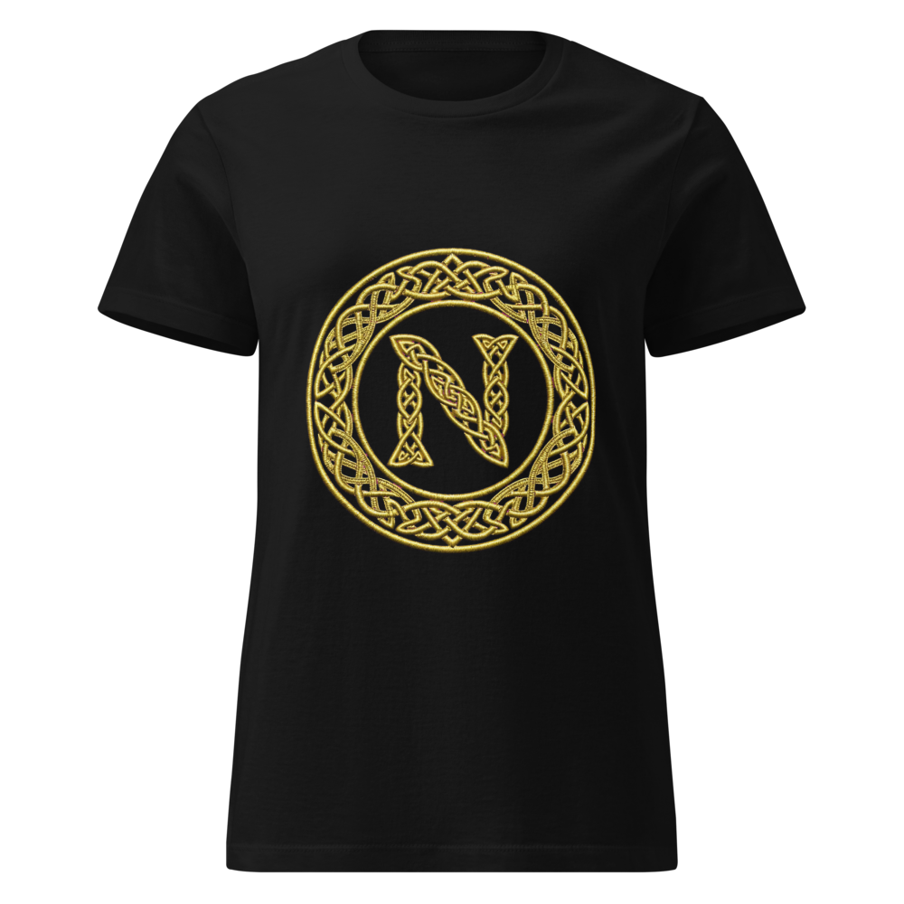 Until Valhalla Shieldmaiden Tee - Gold N