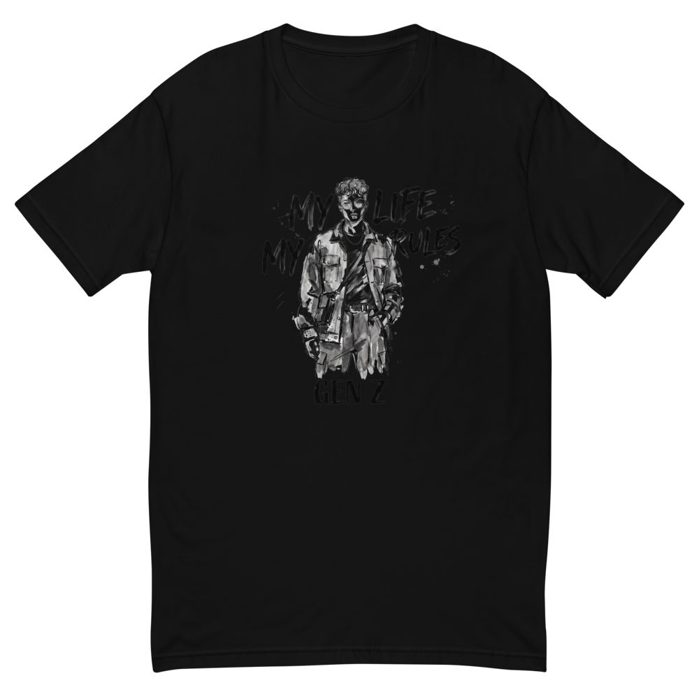 Unisex Gen z t shirt  for men gentle man design 