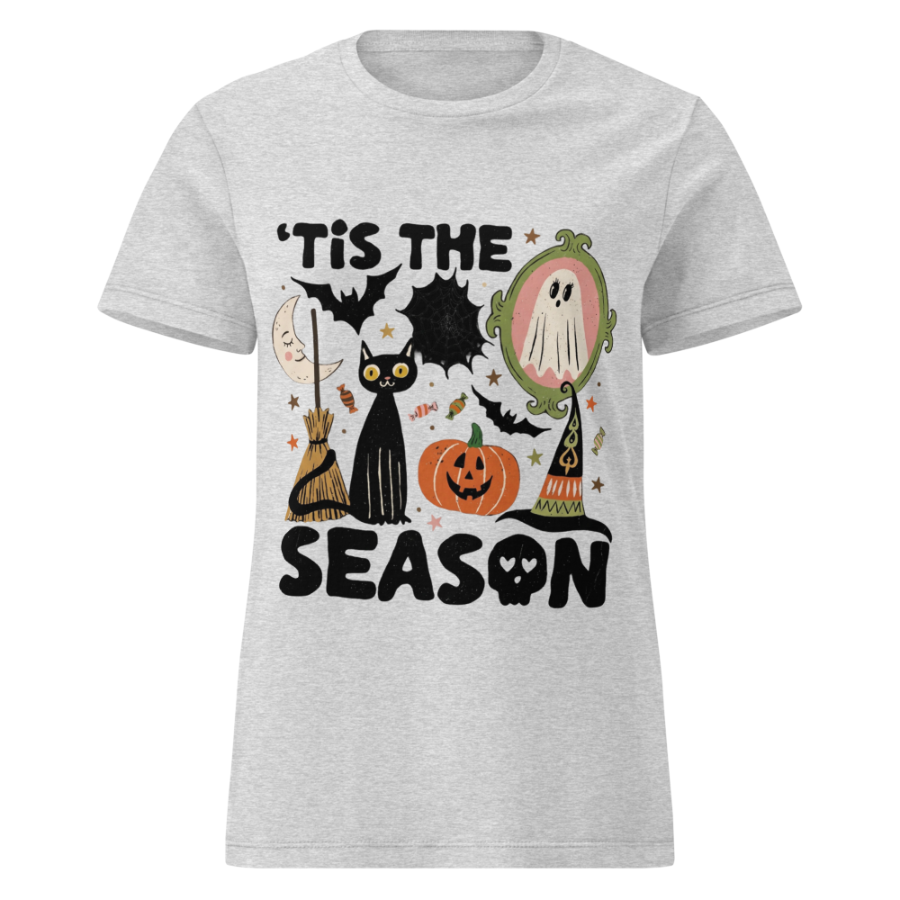Retro Ghost Skeleton Halloween Tee