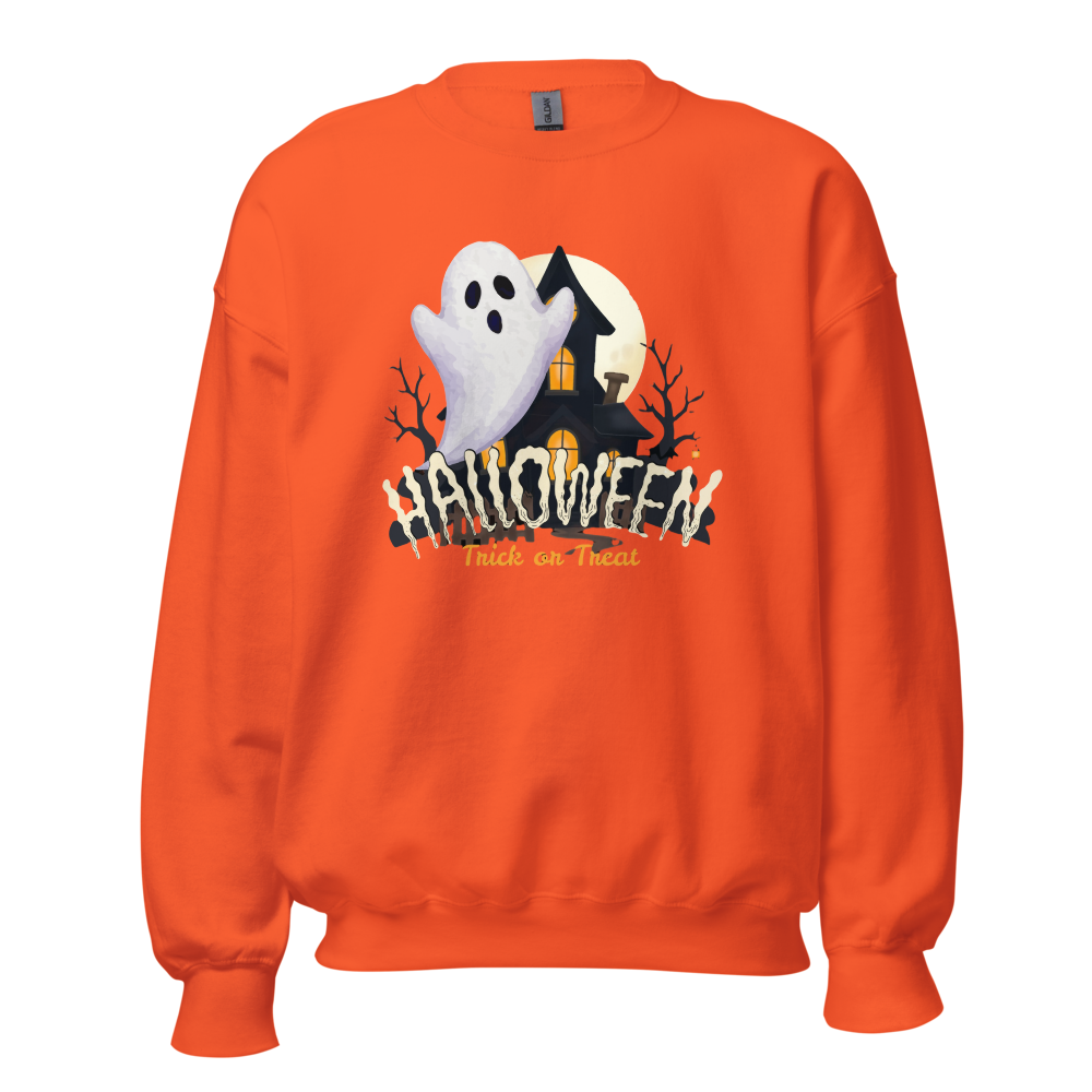 Vintage Spooky Haunted House Halloween Hoodie