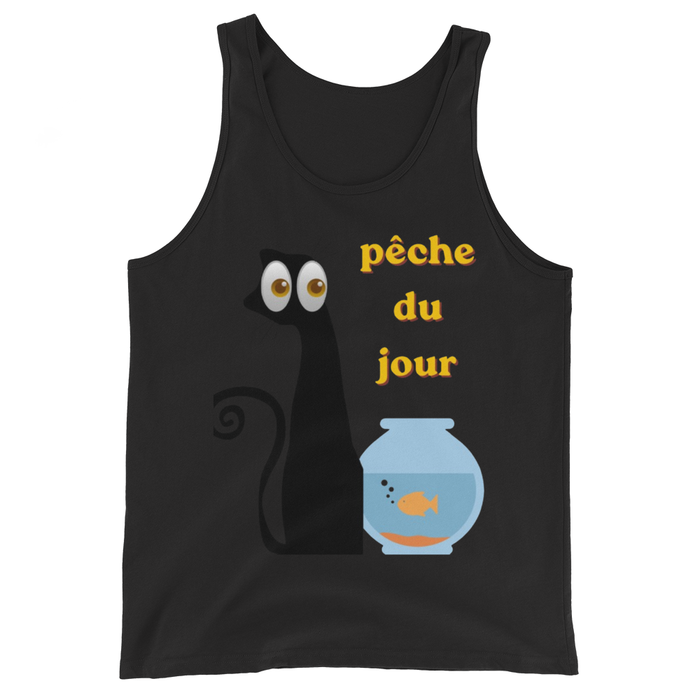 Chat Aquarium Pêche du Jour Humour Drôle, poisson
