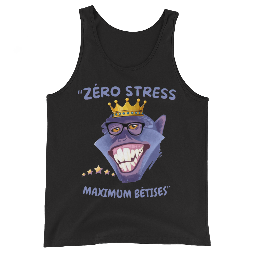 Macaque violet roi lunettes couronne sourire fun!!