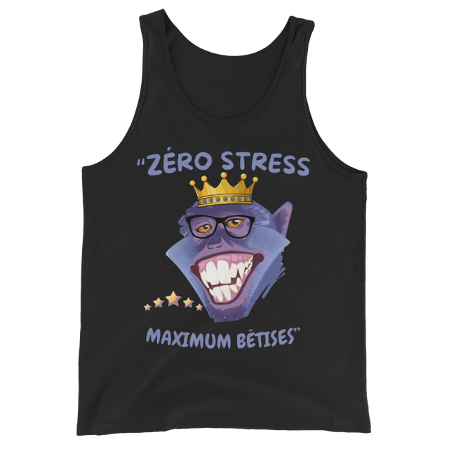 Macaque violet roi lunettes couronne sourire fun!!