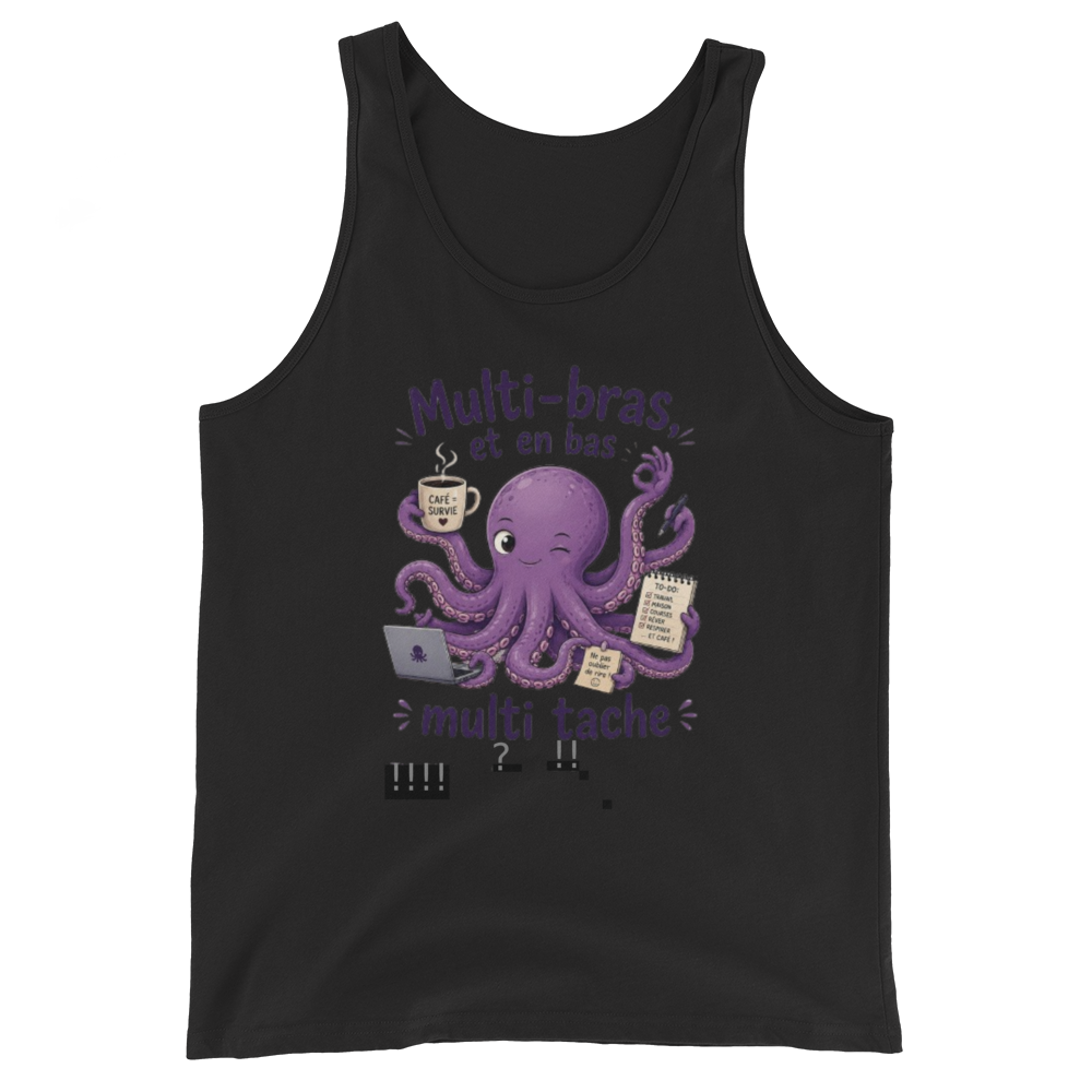 Pieuvre Violette Multi-Bras Café et Multi-Tâche