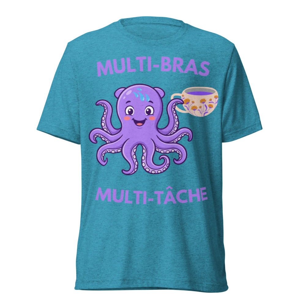 Pieuvre Violette Multi-Bras Café et Multi-Tâche