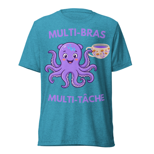 Pieuvre Violette Multi-Bras Café et Multi-Tâche