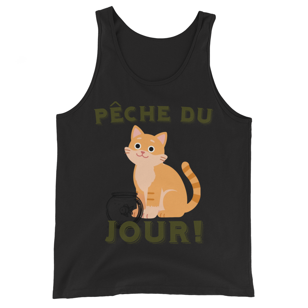 Chat et aquarium Pêche du jour drôle déco poisson